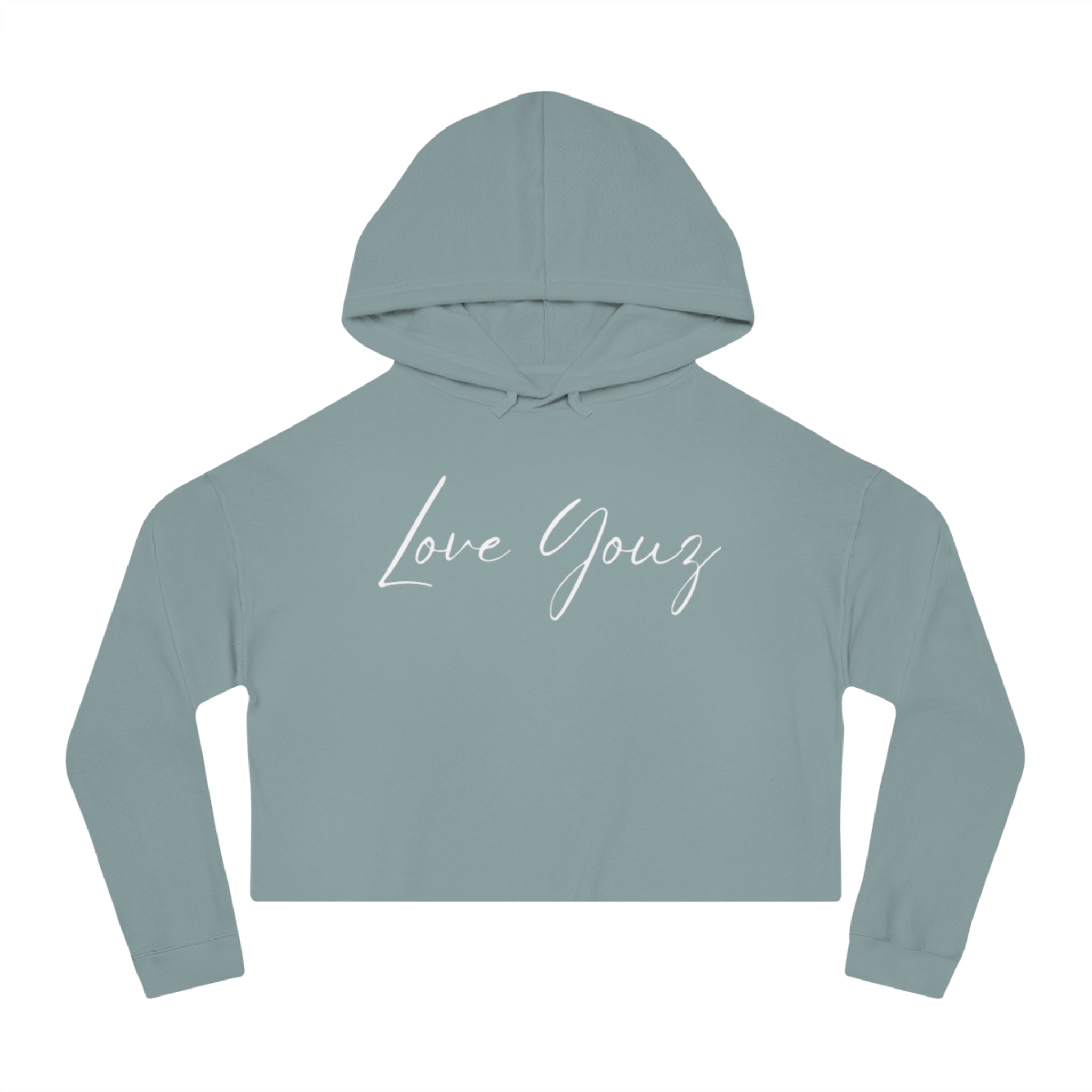 Chic Women’s Cropped Hooded Sweatshirt - Perfect for Casual Outings